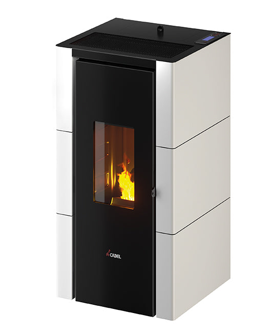 Stufa a Pellet ad Aria - CADEL CRISTAL 3️⃣  7KW