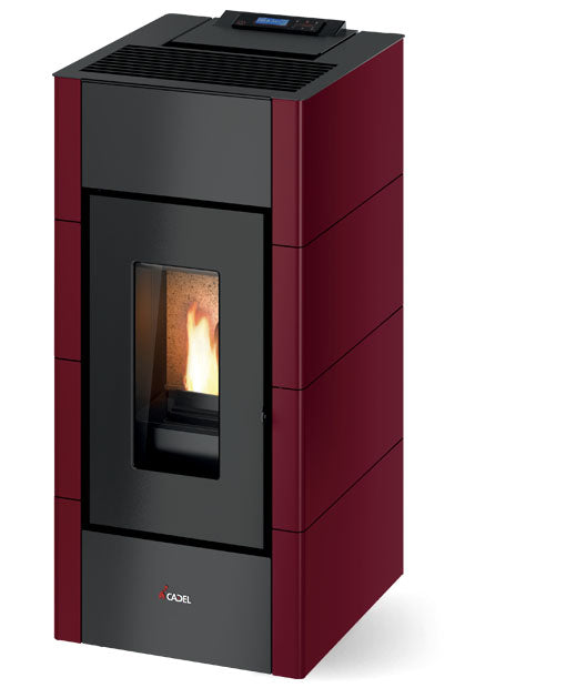 Stufa a Pellet ad Aria - CADEL CRISTAL 3️⃣   8.5 KW