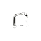 Kitchen Sink Mixer With Side Lever and Swivel "L" Spout - FROMAC 2065E