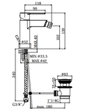 Bidet mixer - PAFFONI RINGO RIN135