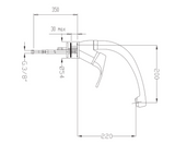 Kitchen Sink Mixer With Side Lever - FROMAC 2063E BIS