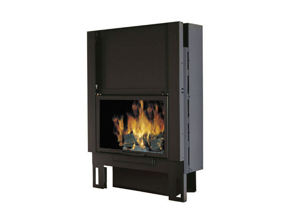 Wood-burning hearth - ITALIANA CAMINI IC Tekno 1 - Frontal