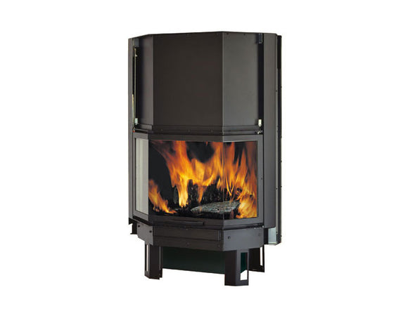 Wood-burning hearth - ITALIANA FIREPLACES IC Tekno 3- Prismatic