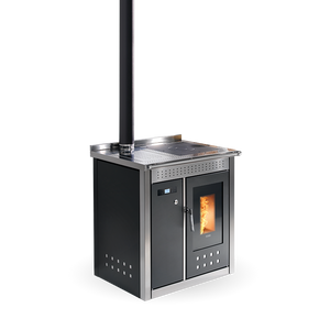 TERMOCUCINA a Pellet Idro - KLOVER SMART 80 INOX