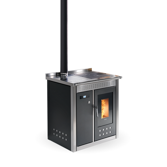 TERMOCUCINA a Pellet Idro - KLOVER SMART 80 INOX